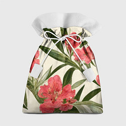 Мешок для подарков Олеандр Элегантные цветы, цвет: 3D-принт
