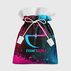 Мешок для подарков Evanescence - neon gradient, цвет: 3D-принт