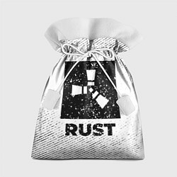 Подарочный мешок Rust с потертостями на светлом фоне