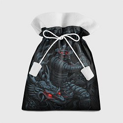 Подарочный мешок Демонический самурай с драконом