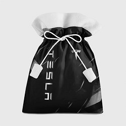 Мешок для подарков Тесла - Черная абстракция, цвет: 3D-принт