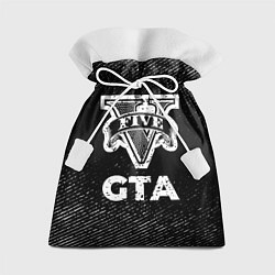 Подарочный мешок GTA с потертостями на темном фоне