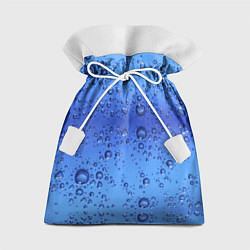 Подарочный мешок Капли воды - текстура