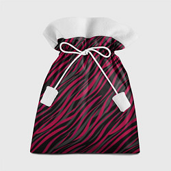 Подарочный мешок Модный полосатый красно- черный узор Зебра