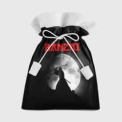 Мешок для подарков Banzai - самурай, цвет: 3D-принт