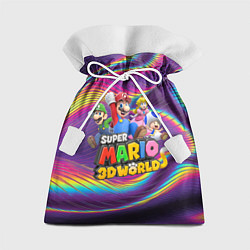 Мешок для подарков Герои Super Mario 3D World - Nintendo, цвет: 3D-принт
