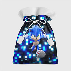 Мешок для подарков Sonic neon squares, цвет: 3D-принт