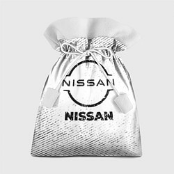 Подарочный мешок Nissan с потертостями на светлом фоне