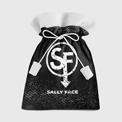 Подарочный мешок Sally Face с потертостями на темном фоне
