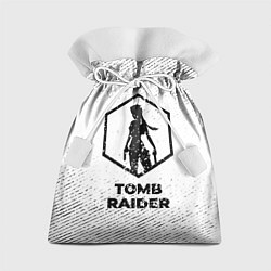 Подарочный мешок Tomb Raider с потертостями на светлом фоне
