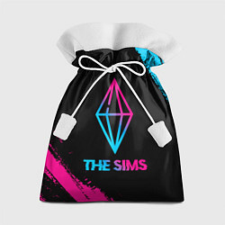 Подарочный мешок The Sims - neon gradient