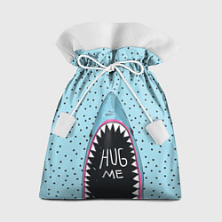 Мешок для подарков Акула просит обнимашек, цвет: 3D-принт