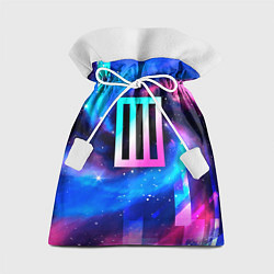 Подарочный мешок Paramore неоновый космос