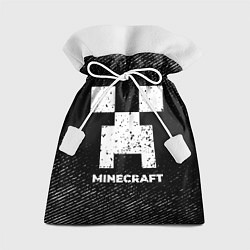 Мешок для подарков Minecraft с потертостями на темном фоне, цвет: 3D-принт