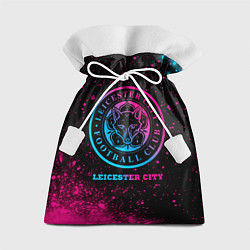Подарочный мешок Leicester City - neon gradient