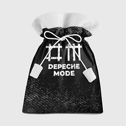 Подарочный мешок Depeche Mode с потертостями на темном фоне