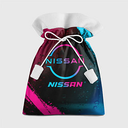 Подарочный мешок Nissan - neon gradient