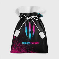 Мешок для подарков The Witcher - neon gradient, цвет: 3D-принт