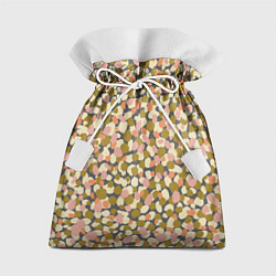 Подарочный мешок Оливье салат, абстрактный паттерн