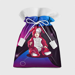 Мешок для подарков Малыш в костюме ослика, цвет: 3D-принт