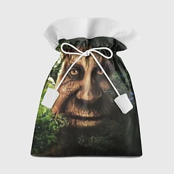 Мешок для подарков Дерево с лицом мем Мудрое дерево, цвет: 3D-принт