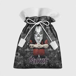 Подарочный мешок Slipknot серый абстрактный фон