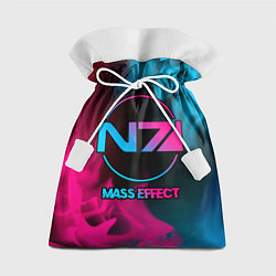 Подарочный мешок Mass Effect - neon gradient