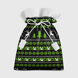 Подарочный мешок Новогодний свитер - Крипер