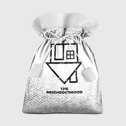 Подарочный мешок The Neighbourhood с потертостями на светлом фоне