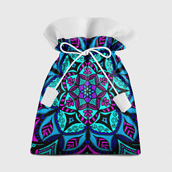 Мешок для подарков Яркая цветная мандала, цвет: 3D-принт