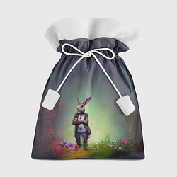 Подарочный мешок Кролик на стиле