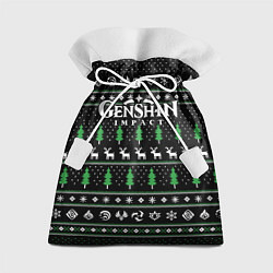 Подарочный мешок Новогодний свитер - Genshin impact