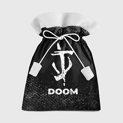 Подарочный мешок Doom с потертостями на темном фоне
