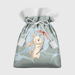 Мешок для подарков Нежный зайка, цвет: 3D-принт