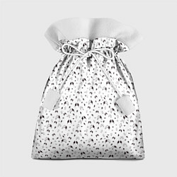Мешок для подарков Кошки черно-белый паттерн, цвет: 3D-принт