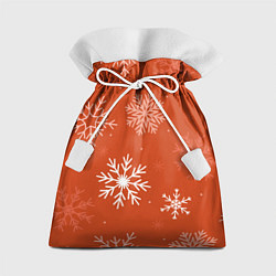 Мешок для подарков Orange snow, цвет: 3D-принт