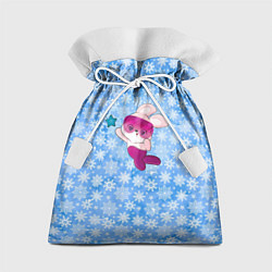 Мешок для подарков Зайка со звездочкой, цвет: 3D-принт