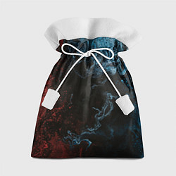Мешок для подарков Красно синее небо, цвет: 3D-принт
