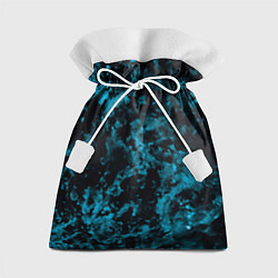 Подарочный мешок Камуфляж с голубым оттенком