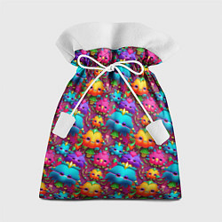Мешок для подарков Паттерн веселые Маленькие Монстры, цвет: 3D-принт