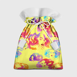 Мешок для подарков Радужные девушки, цвет: 3D-принт