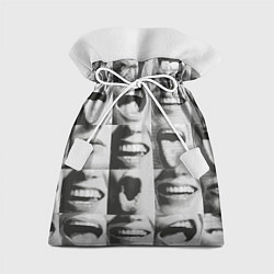 Мешок для подарков Принт с частью лица, цвет: 3D-принт