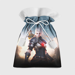 Подарочный мешок The Witcher girl art