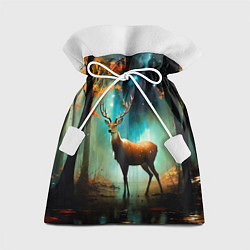 Мешок для подарков Лесной олень, цвет: 3D-принт