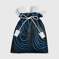Мешок для подарков Волны в стиле зебра, цвет: 3D-принт