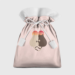 Мешок для подарков Кошачье счастье, цвет: 3D-принт