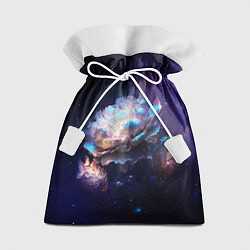 Подарочный мешок Космические звёздные цветы