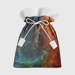 Мешок для подарков Космический снегопад, цвет: 3D-принт