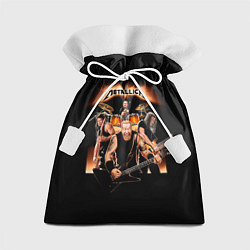 Мешок для подарков Metallica - метал-группа, цвет: 3D-принт