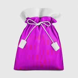 Подарочный мешок Паттерн в стиле модерн розовый яркий